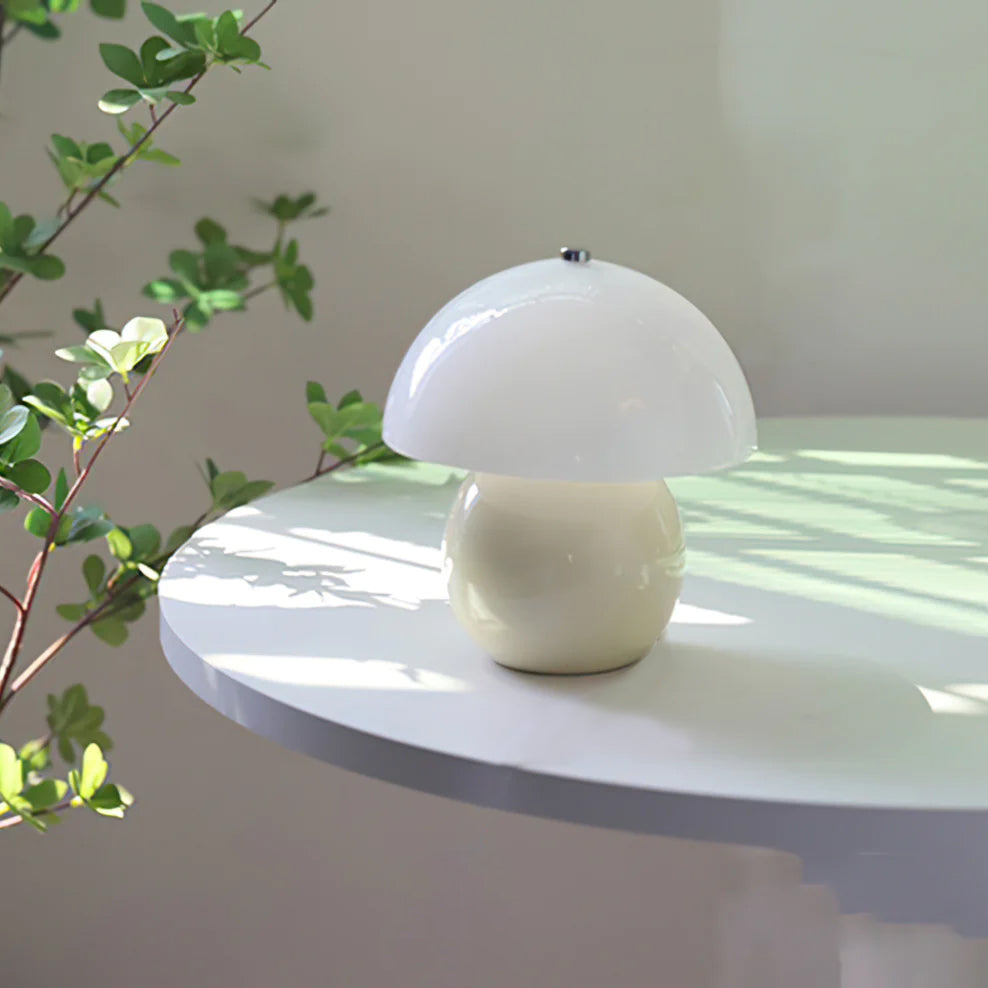 Mushroom Ceramic Table Lamp – Whimsical Glow for Delightful Spaces 4
