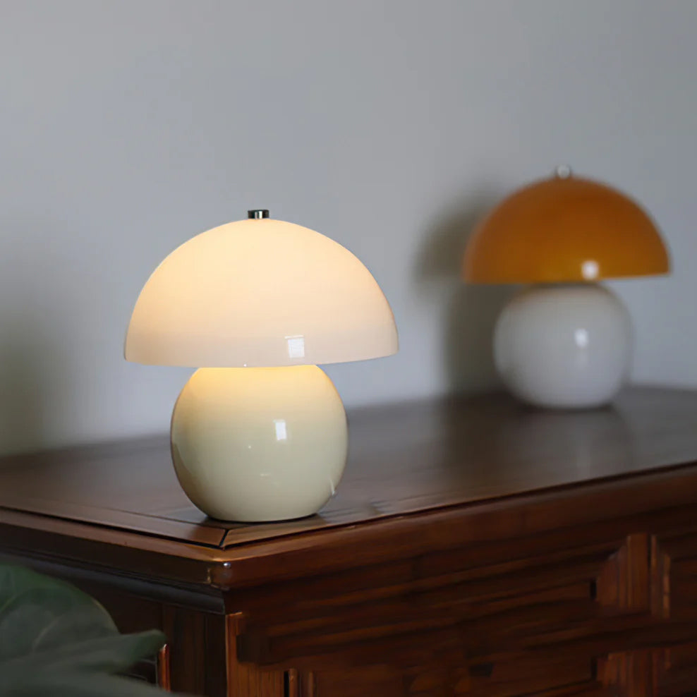 Mushroom Ceramic Table Lamp – Whimsical Glow for Delightful Spaces 5
