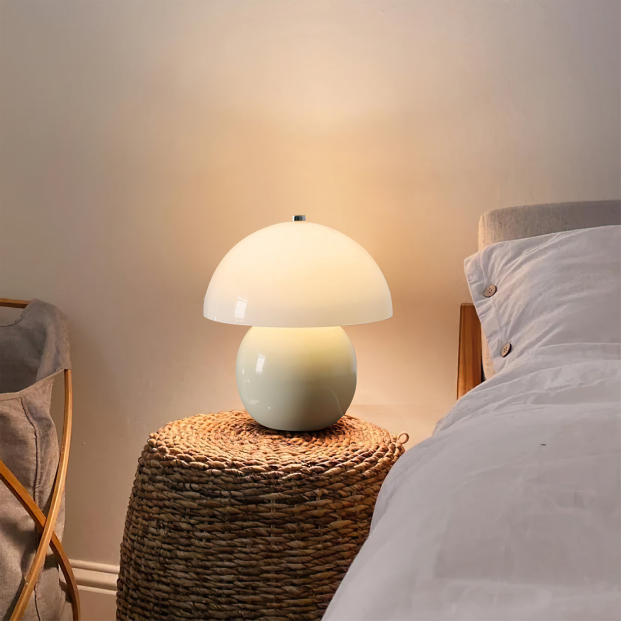 Mushroom Ceramic Table Lamp – Whimsical Glow for Delightful Spaces 8