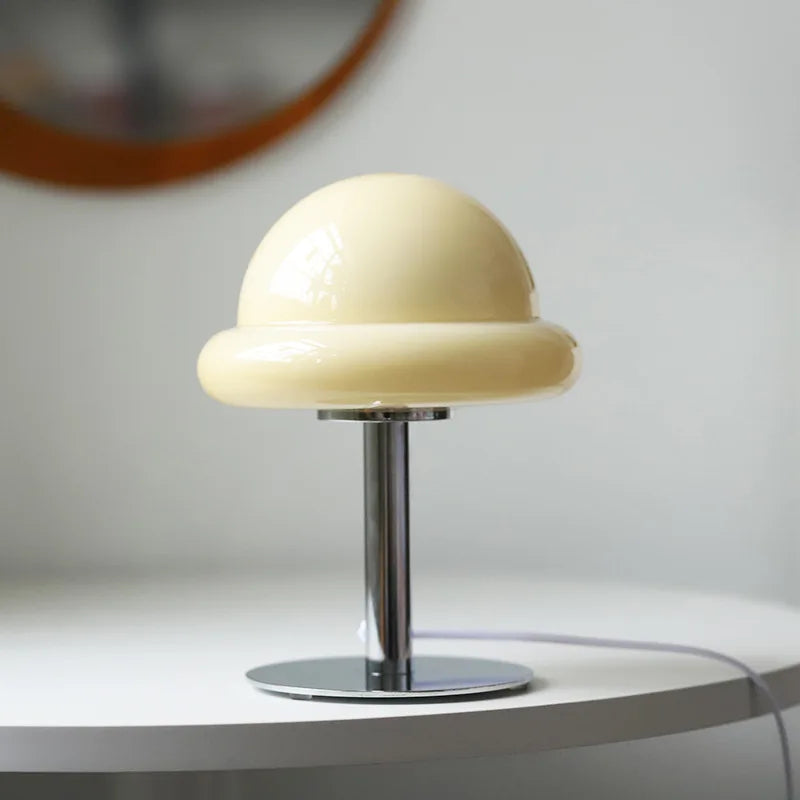 Mushroom Table Lamp – Cozy Mid-Century Glow for Any Space 13
