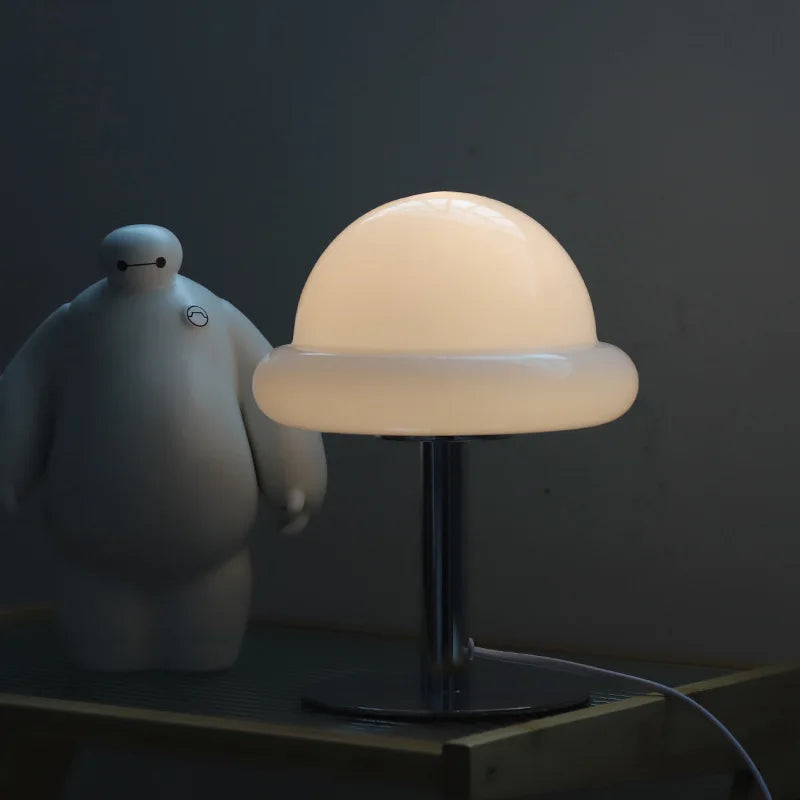 Mushroom Table Lamp – Cozy Mid-Century Glow for Any Space 2
