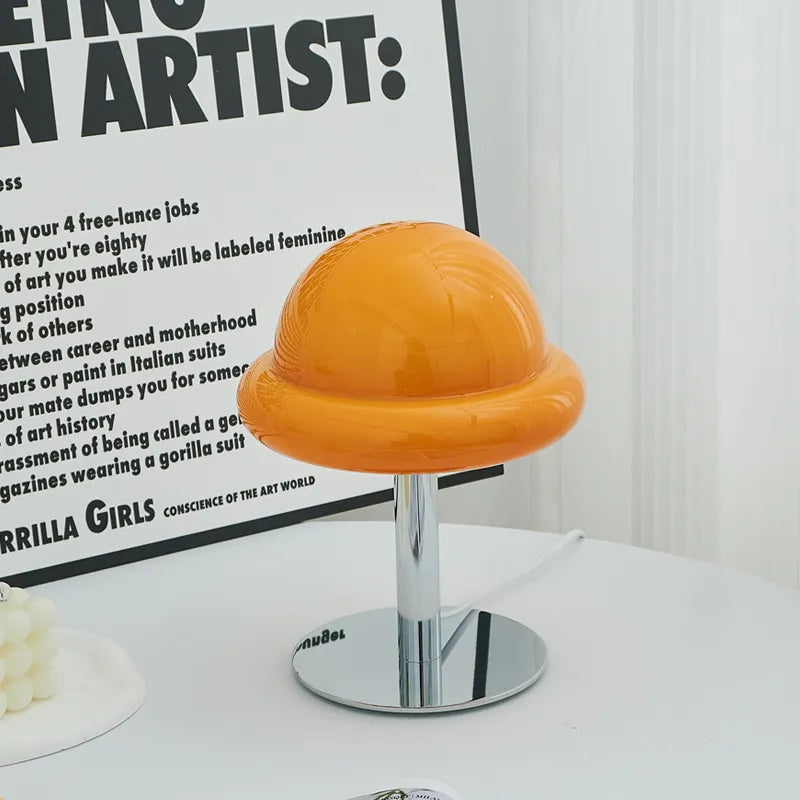 Mushroom Table Lamp – Cozy Mid-Century Glow for Any Space 4