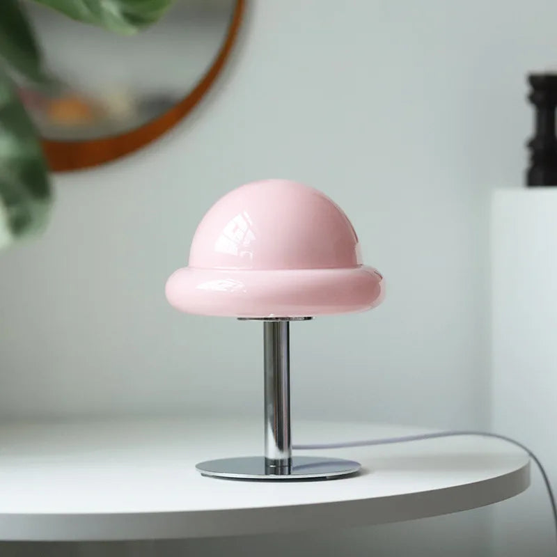 Mushroom Table Lamp – Cozy Mid-Century Glow for Any Space 8