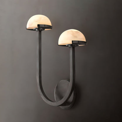 Mushroom Wall Lamp Alabaster Design – Serene Illumination for Modern Spaces 4