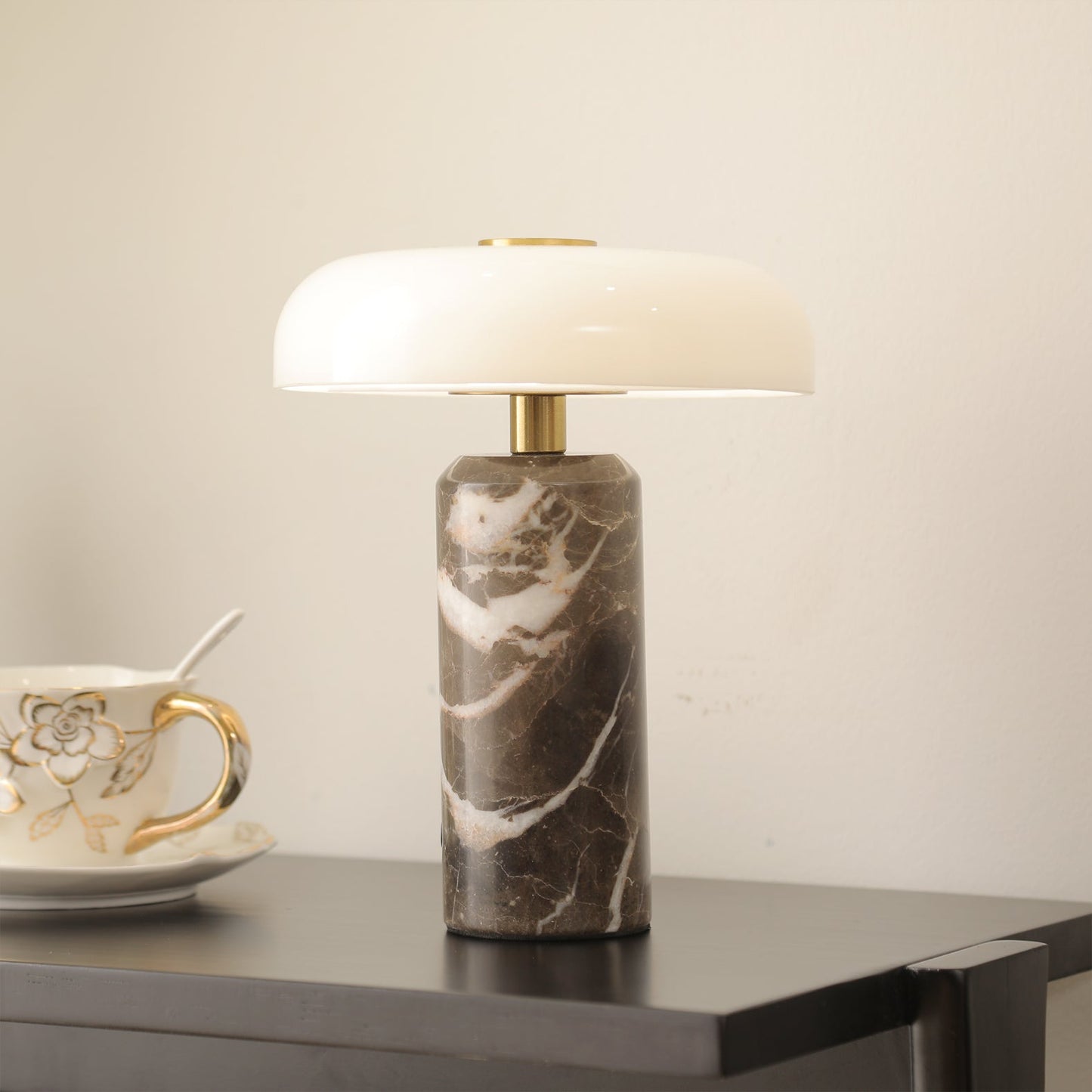 Nico Marble Table Lamp – Luxurious Design with Cozy Illumination 2