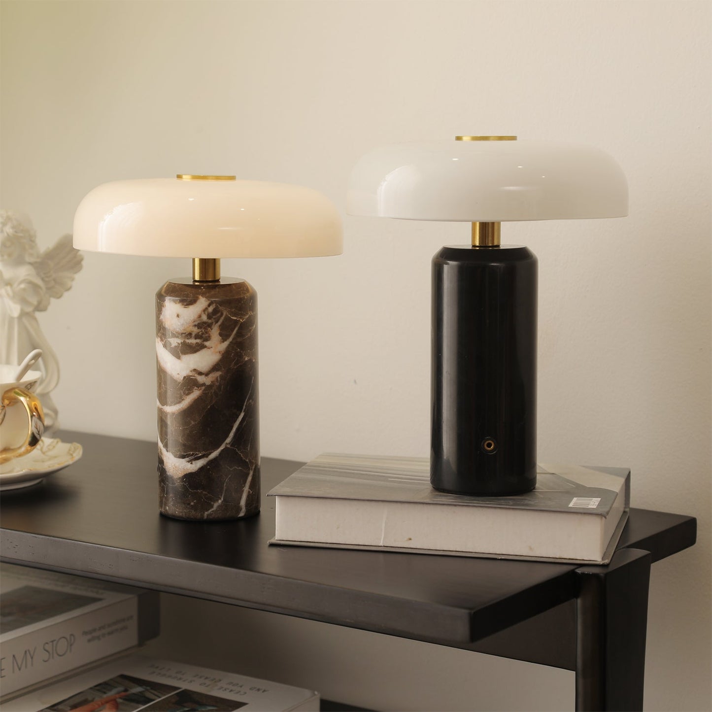 Nico Marble Table Lamp – Luxurious Design with Cozy Illumination 3