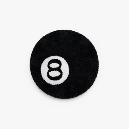 Noire Eight Carpet – Plush Round Design for Modern Elegance 1