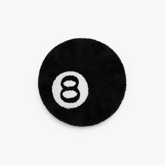 Noire Eight Carpet – Plush Round Design for Modern Elegance 1