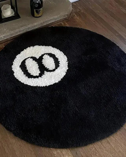 Noire Eight Carpet – Plush Round Design for Modern Elegance 2