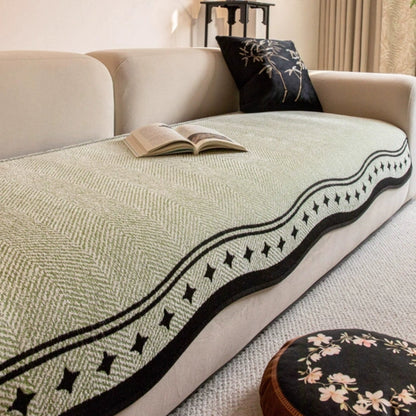 Non-Slip Sofa Cover Modern Wave – Elegant Protection For Your Living Room 6