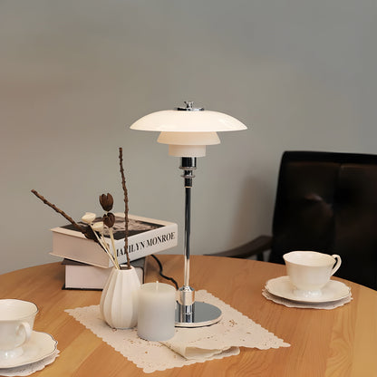 NordGlowy LED Table Lamp – Stylish Glass Shade for Cozy Ambiance 2