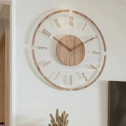 **Nordic Glass Wall Clock Yara – Minimalist Elegance for Every Space** 9