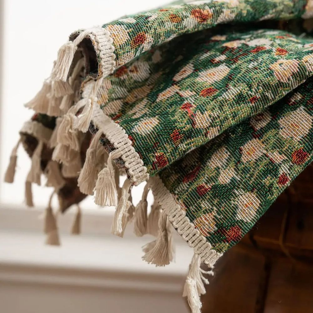 Noveau Ditsy Floral Curtain – Vintage Elegance with Modern Boho Flair 7