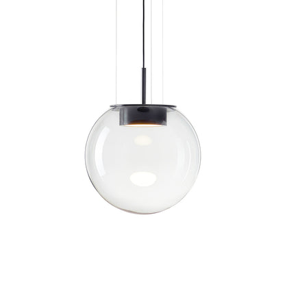 Orbis Black Pendant Light – Stylish Glass Design with Ambient Glow 0