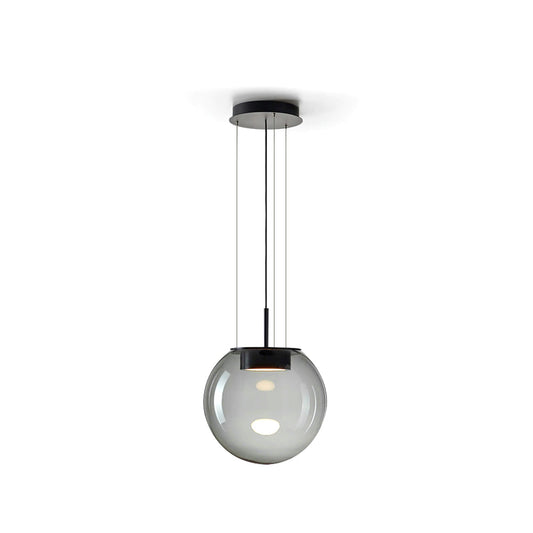 Orbis Black Pendant Light – Stylish Glass Design with Ambient Glow 1