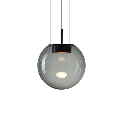 Orbis Black Pendant Light – Stylish Glass Design with Ambient Glow 9