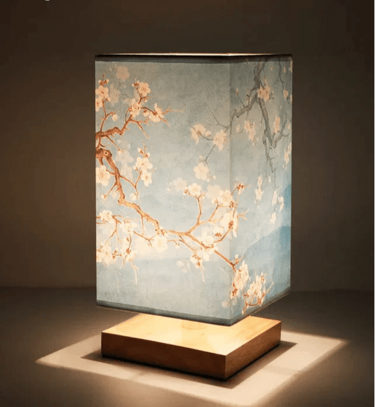 Oriental Flower Table Lamp – Serene Ambiance with Elegant Illumination 0