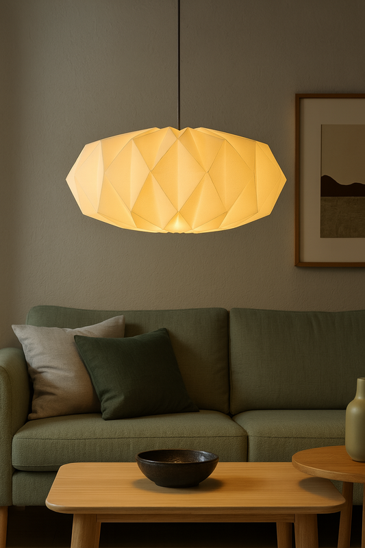 Origami Paper Lampshade – Unique Japanese Craft for Serene Spaces 1