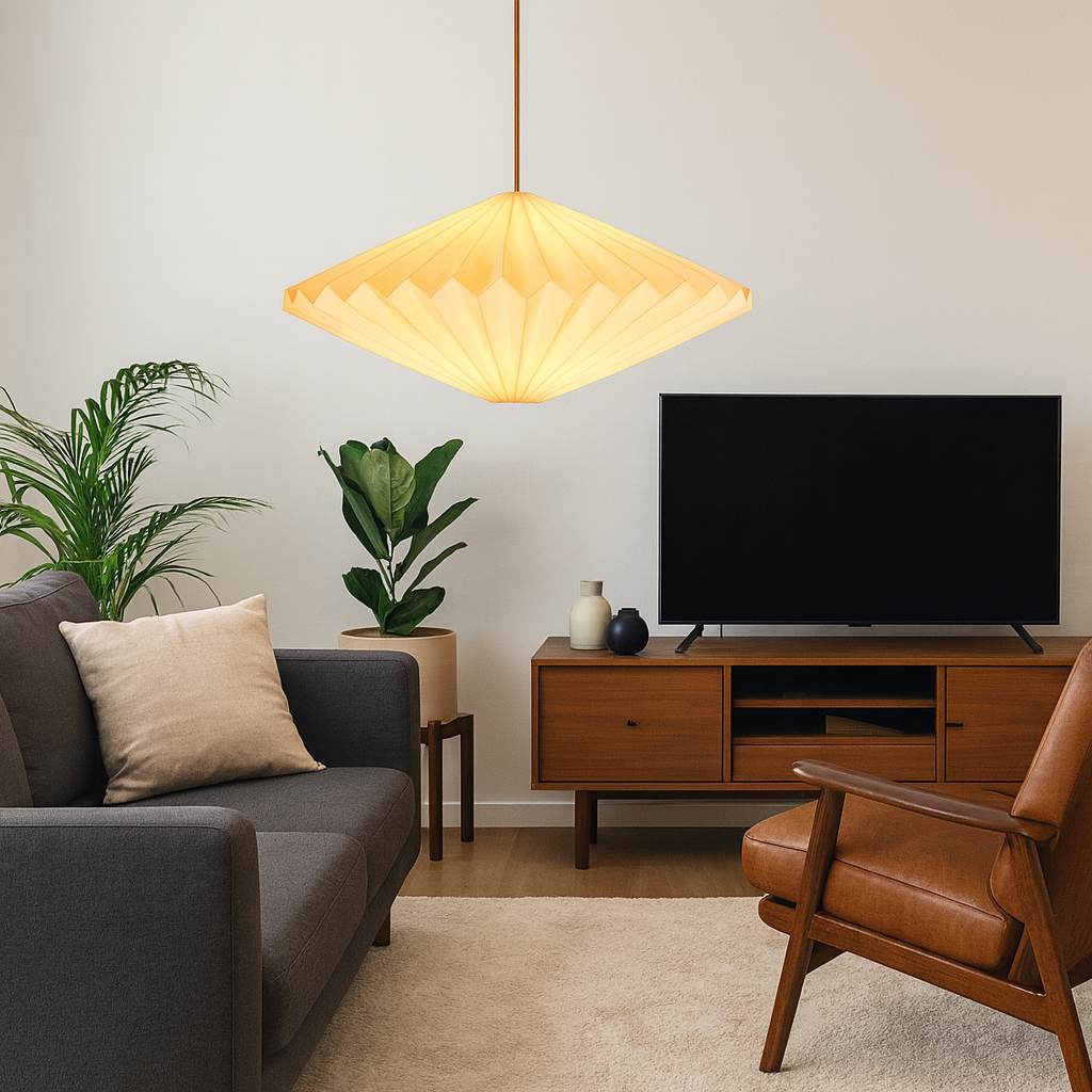 Origami Paper Lampshade – Unique Japanese Craft for Serene Spaces 3