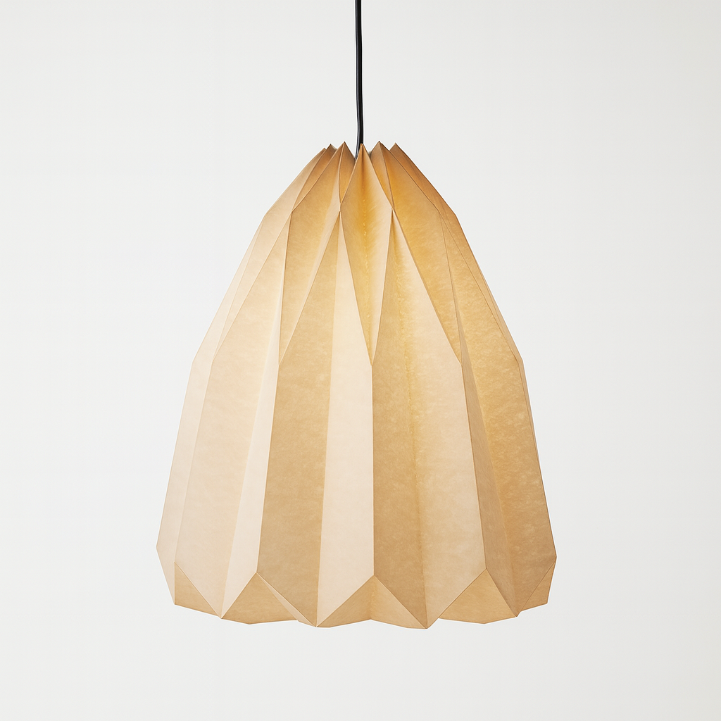 Origami Paper Lampshade – Unique Japanese Craft for Serene Spaces 5
