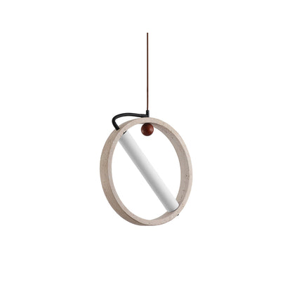Orvion Pendant Light – Elegant Yellow Travertine Design for Modern Spaces 1