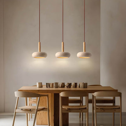 Oslo Wall Sconce Lighting Yellow Travertine – Natural Stone Design for Inviting Atmosphere 2