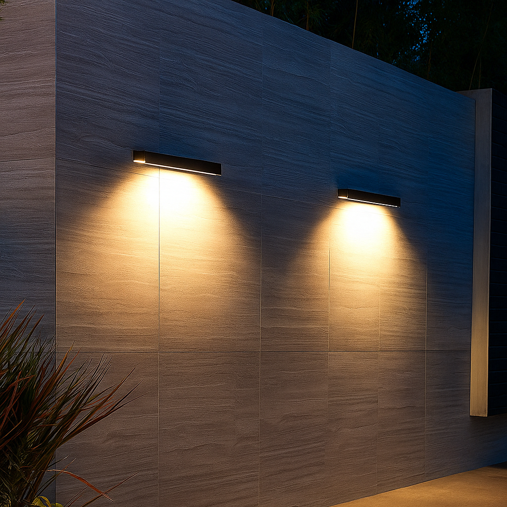 Outdoor Wall Lamp Solar Sconce – Elegant Illumination for Gardens 2