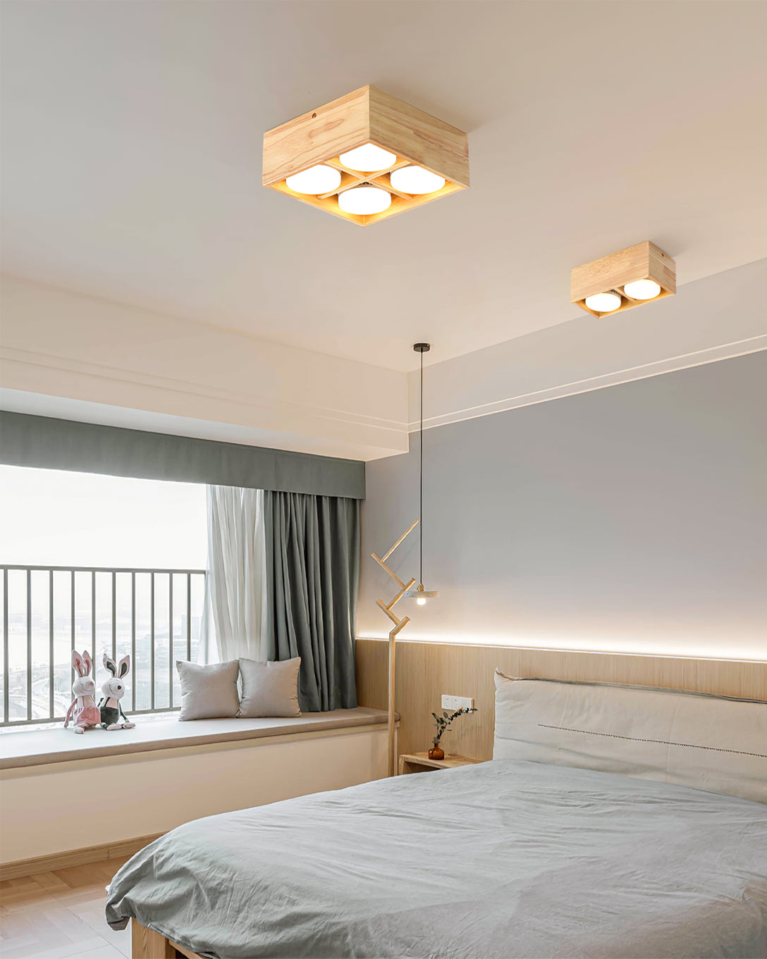 Ozawa Flush Mount Ceiling Light – Modern Aesthetic with Cozy Illumination 8