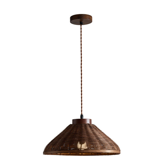 Rasa Rattan Pendant Light – Elegant Warm Glow for Contemporary Spaces 0