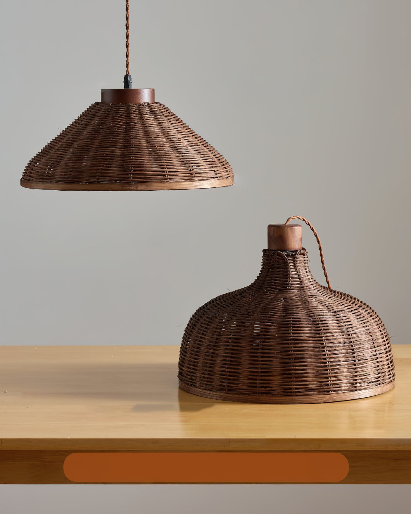 Rasa Rattan Pendant Light – Elegant Warm Glow for Contemporary Spaces 7