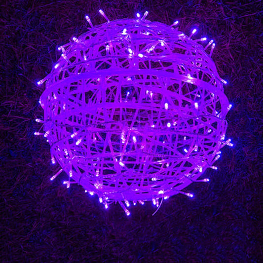 Rattan Ball Outdoor Fairy Lights – Enchanting Glow for Magical Evenings 0