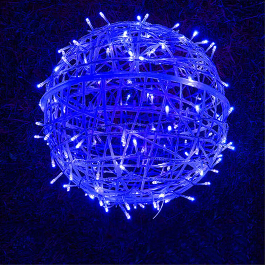 Rattan Ball Outdoor Fairy Lights – Enchanting Glow for Magical Evenings 9