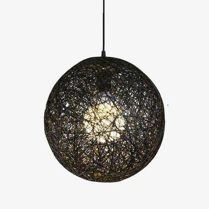 Rattan Pendant Light Hanging Ball – Unique Design for Cozy Atmosphere 0