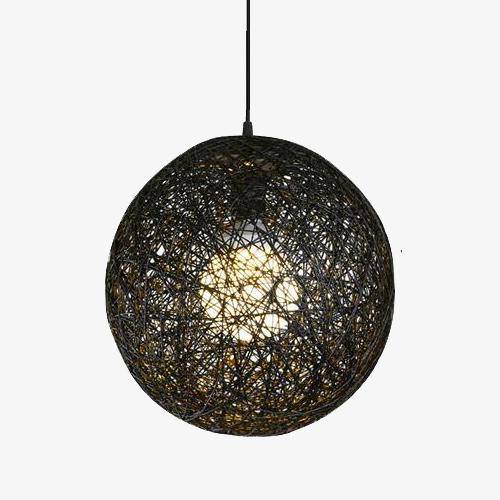 Rattan Pendant Light Hanging Ball – Unique Design for Cozy Atmosphere 0