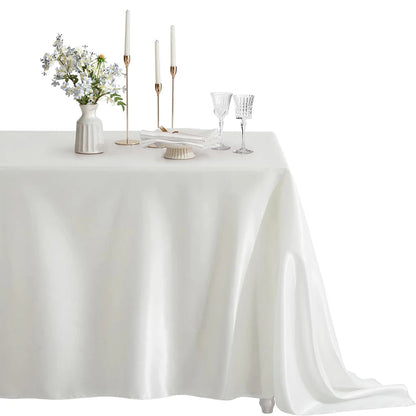 Rectangular Satin Tablecloth – Elevate Your Event Decor 0