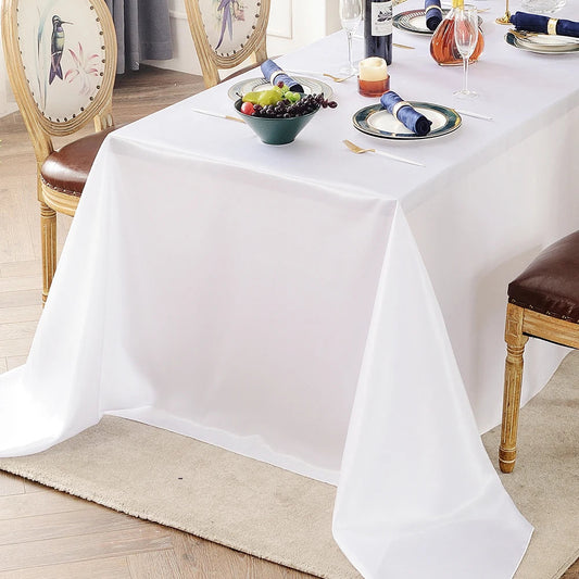 Rectangular Satin Tablecloth – Elevate Your Event Decor 1