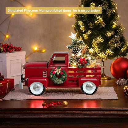 Red Christmas Car Decoration – Charming Illumination for Outdoor Festivities 4
