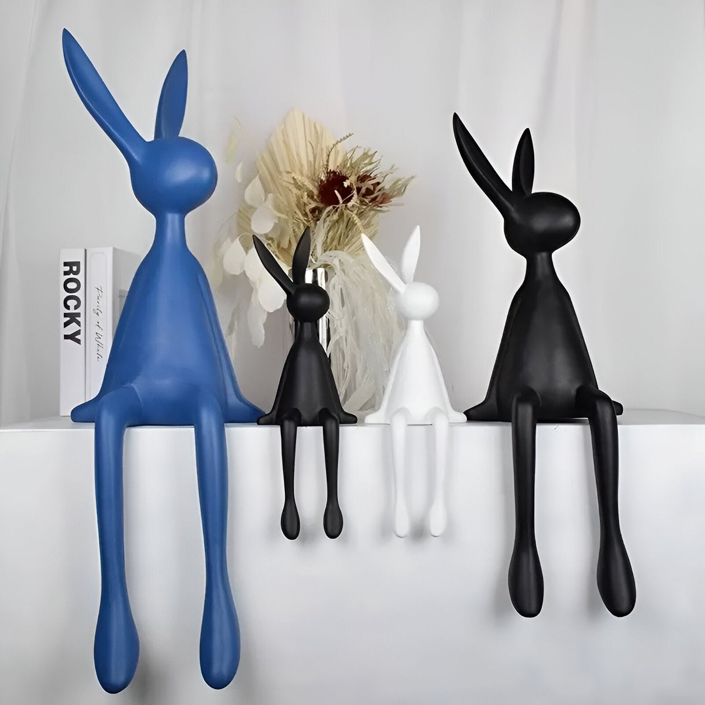 ResinLux Easter Bunny Decoration – Playful Charm for Festive Elegance 1