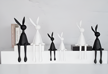 ResinLux Easter Bunny Decoration – Playful Charm for Festive Elegance 5