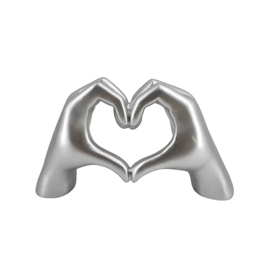 Resin Love Gesture Statues – Unique Art Piece for Serene Spaces 1