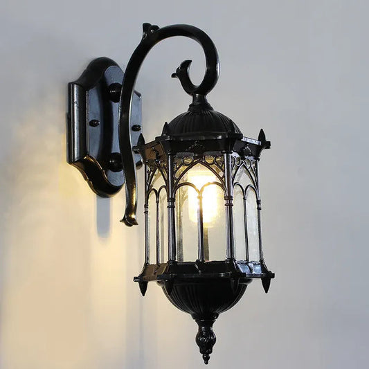 Retro Outdoor Wall Lamp – Elegant Illumination for Garden Areas 0