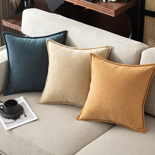 Retro Soft Chenille Throw Pillow Covers – Stylish Comfort for Any Living Space 1