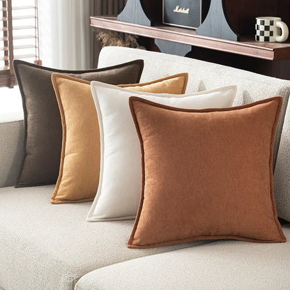 Retro Soft Chenille Throw Pillow Covers – Stylish Comfort for Any Living Space 2