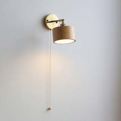Rotatable Wood Wall Lamp – Elegant Design for Modern Spaces 0