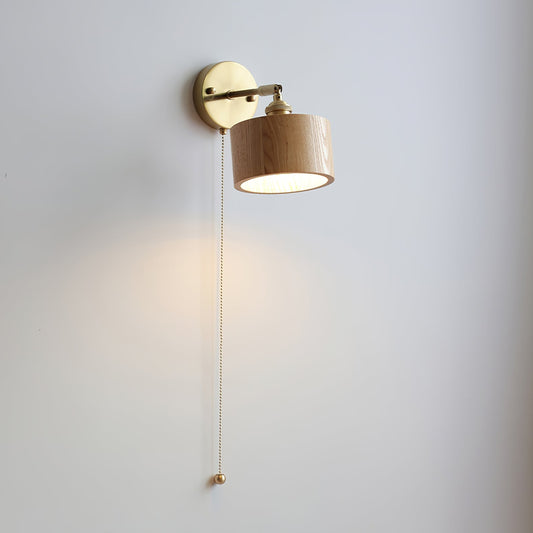 Rotatable Wood Wall Lamp – Elegant Design for Modern Spaces 0