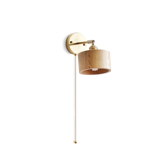 Rotatable Wood Wall Lamp – Elegant Design for Modern Spaces 1