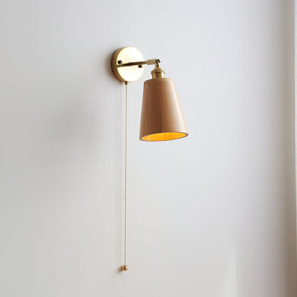 Rotatable Wood Wall Lamp – Elegant Design for Modern Spaces 2