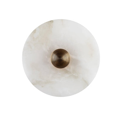 Round Alabaster Wall Lamp – Timeless Elegance with Soft Illumination 9