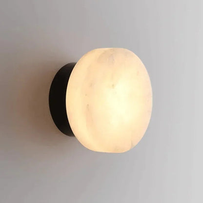Round Modern Wall Light – Sleek Marble Design for Cozy Ambiance 4