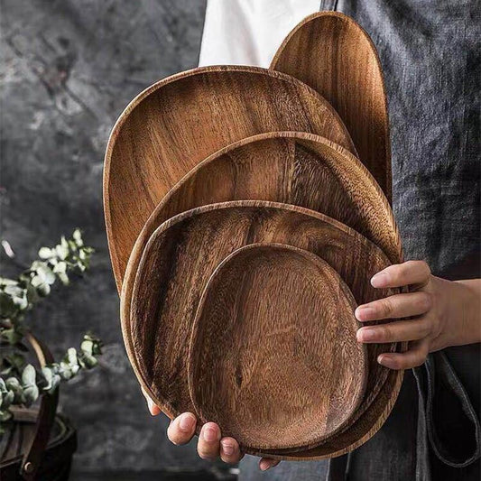 Royal Acacia Wood Serving Tray – Stylish Serveware for Memorable Gatherings 1